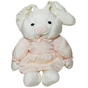 Vintage Mervyn's Bunny Stuffed Animal 11" Rare Collectible Made In Korea